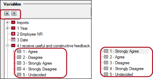 Reorder categories